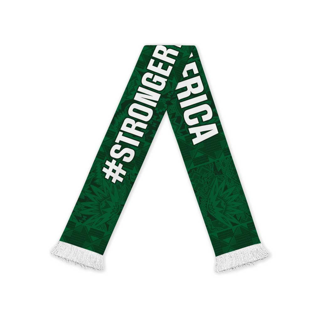 South Africa Indebe Yomhlaba Soccer Scarf Ndebele Art Green Edition