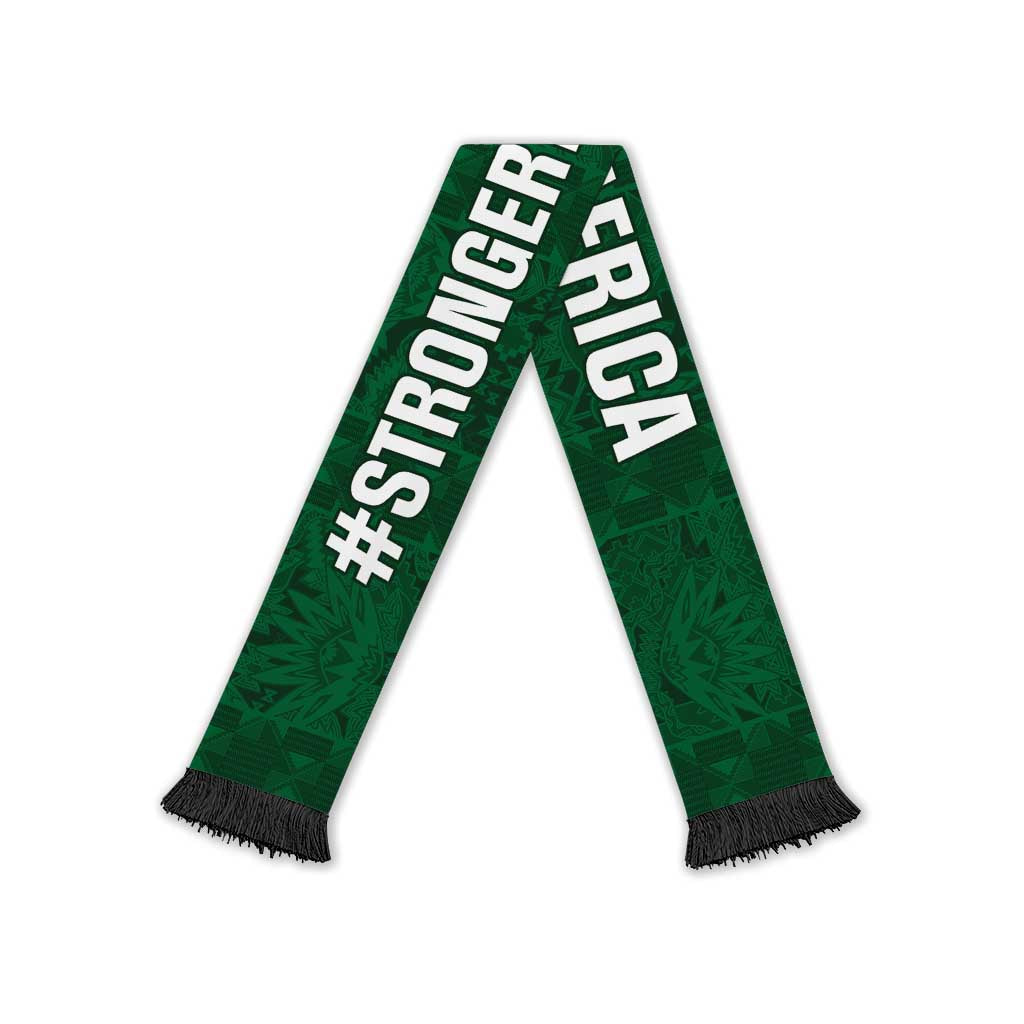 South Africa Indebe Yomhlaba Soccer Scarf Ndebele Art Green Edition