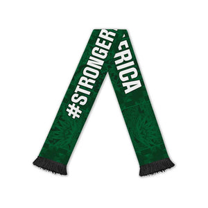 South Africa Indebe Yomhlaba Soccer Scarf Ndebele Art Green Edition