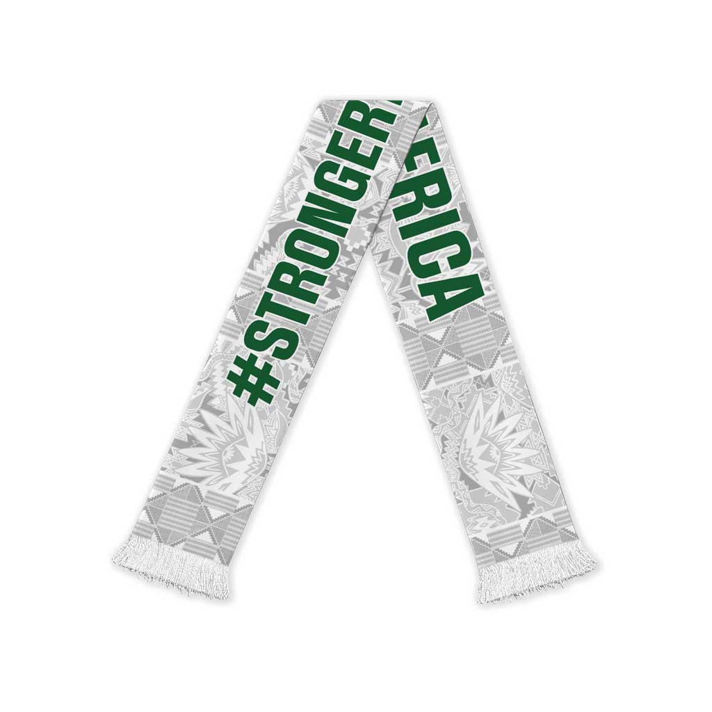 South Africa Indebe Yomhlaba Soccer Scarf Ndebele Art White Edition