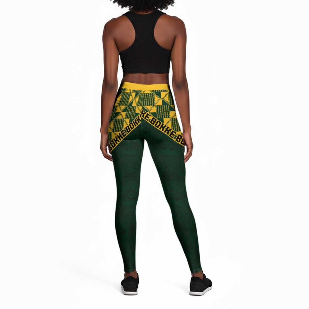 South Africa Rugby Leggings Go Bokke Champions