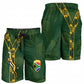 South Africa Rugby Shorts for Men Go Bokke With Protea Pattern