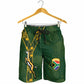 South Africa Rugby Shorts for Men Go Bokke With Protea Pattern