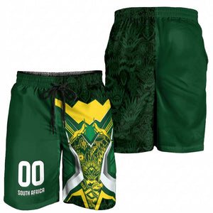 South Africa Springbok Custom Shorts for Men Rugby se Grootste Wedywering