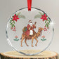Sudan Christmas Glass Ornament Santa Dromedary Camel