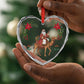 Sudan Christmas Glass Ornament Santa Dromedary Camel