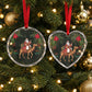 Sudan Christmas Glass Ornament Santa Dromedary Camel