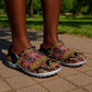Toghu Cameroon Clogs Shoes Traditional Pattern - African Pride