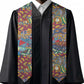 Traditional African Animal Skins Pattern Graduation Stole