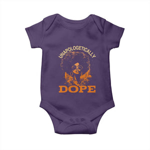 Black Women Unapologetically Dope Baby Onesie Juneteenth Black History Pride