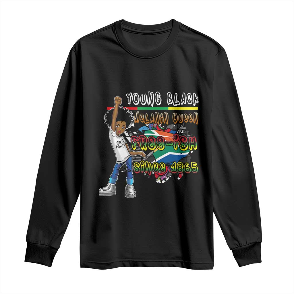 Free Ish Juneteenth Long Sleeve Shirt Freedom Day Since 1865