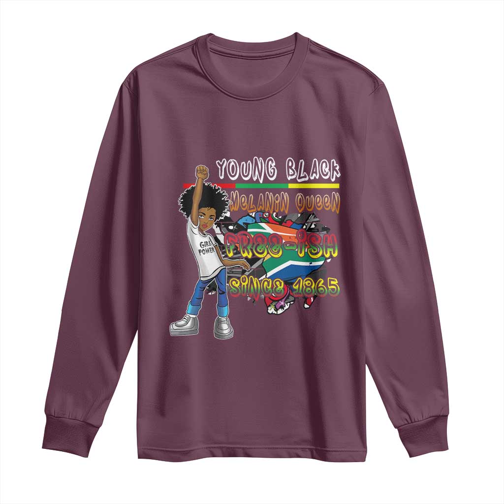 Free Ish Juneteenth Long Sleeve Shirt Freedom Day Since 1865