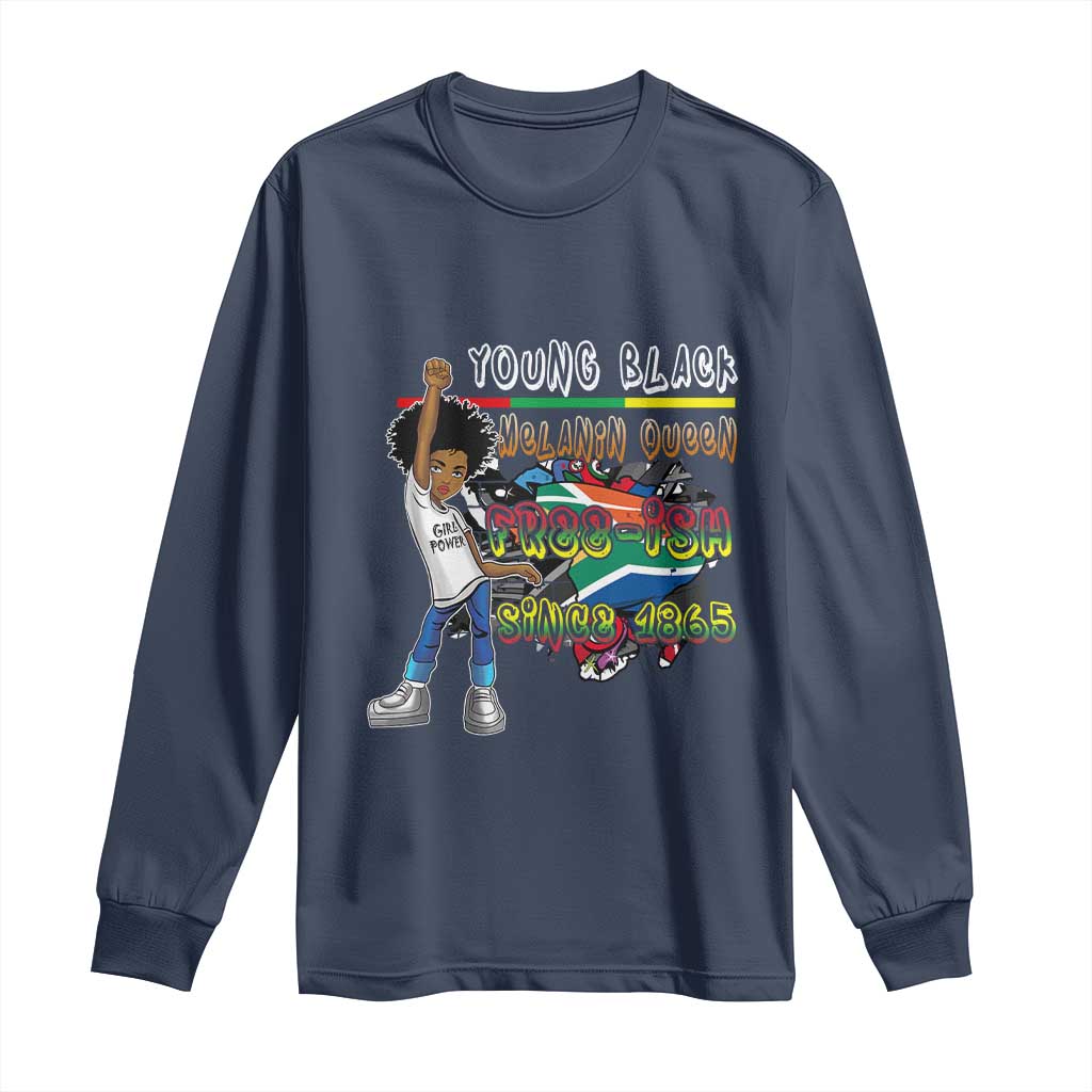 Free Ish Juneteenth Long Sleeve Shirt Freedom Day Since 1865