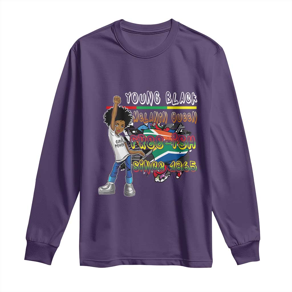 Free Ish Juneteenth Long Sleeve Shirt Freedom Day Since 1865