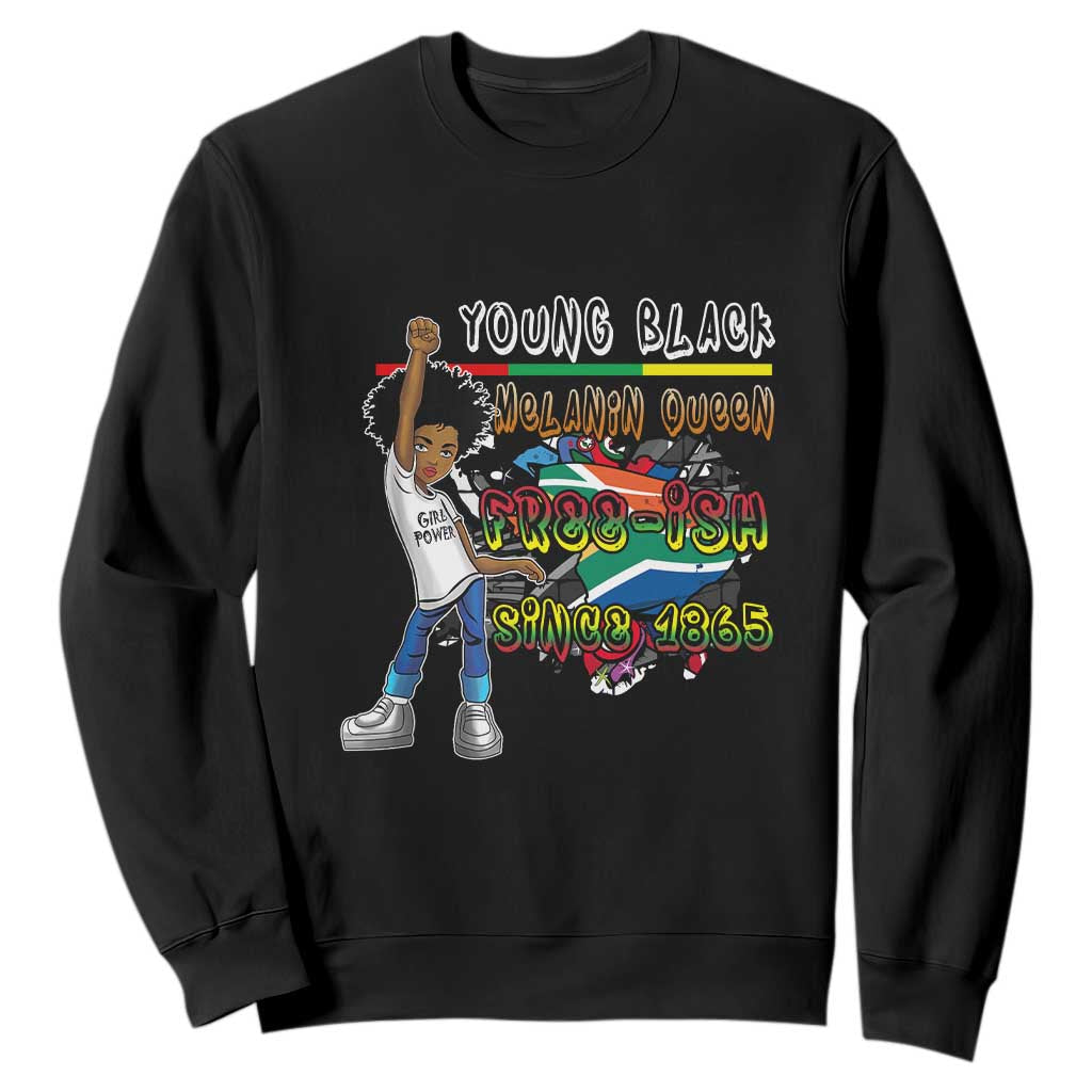 Free Ish Juneteenth Sweatshirt Freedom Day Since 1865