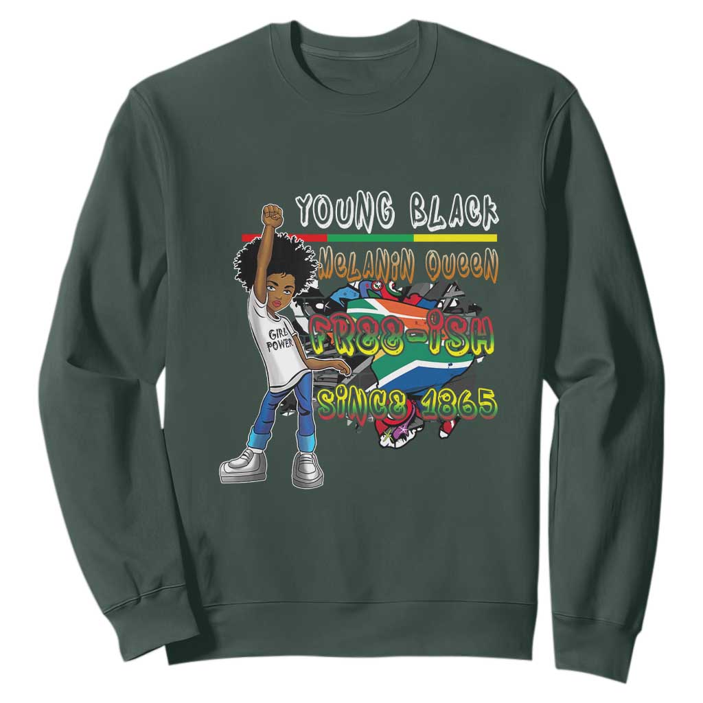 Free Ish Juneteenth Sweatshirt Freedom Day Since 1865