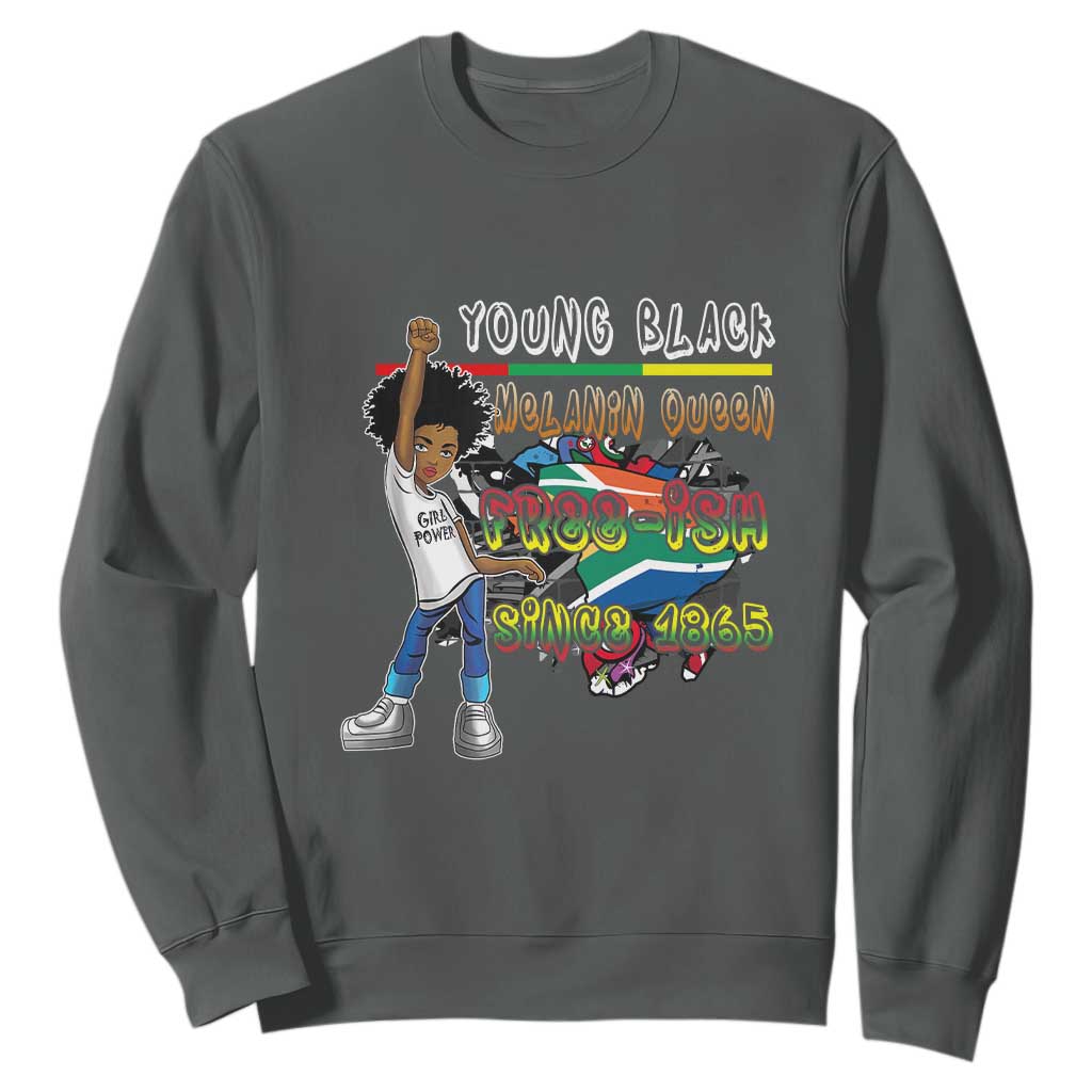 Free Ish Juneteenth Sweatshirt Freedom Day Since 1865