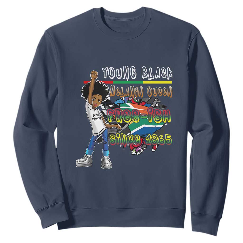 Free Ish Juneteenth Sweatshirt Freedom Day Since 1865