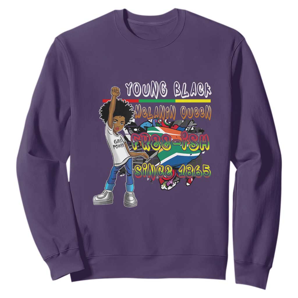Free Ish Juneteenth Sweatshirt Freedom Day Since 1865