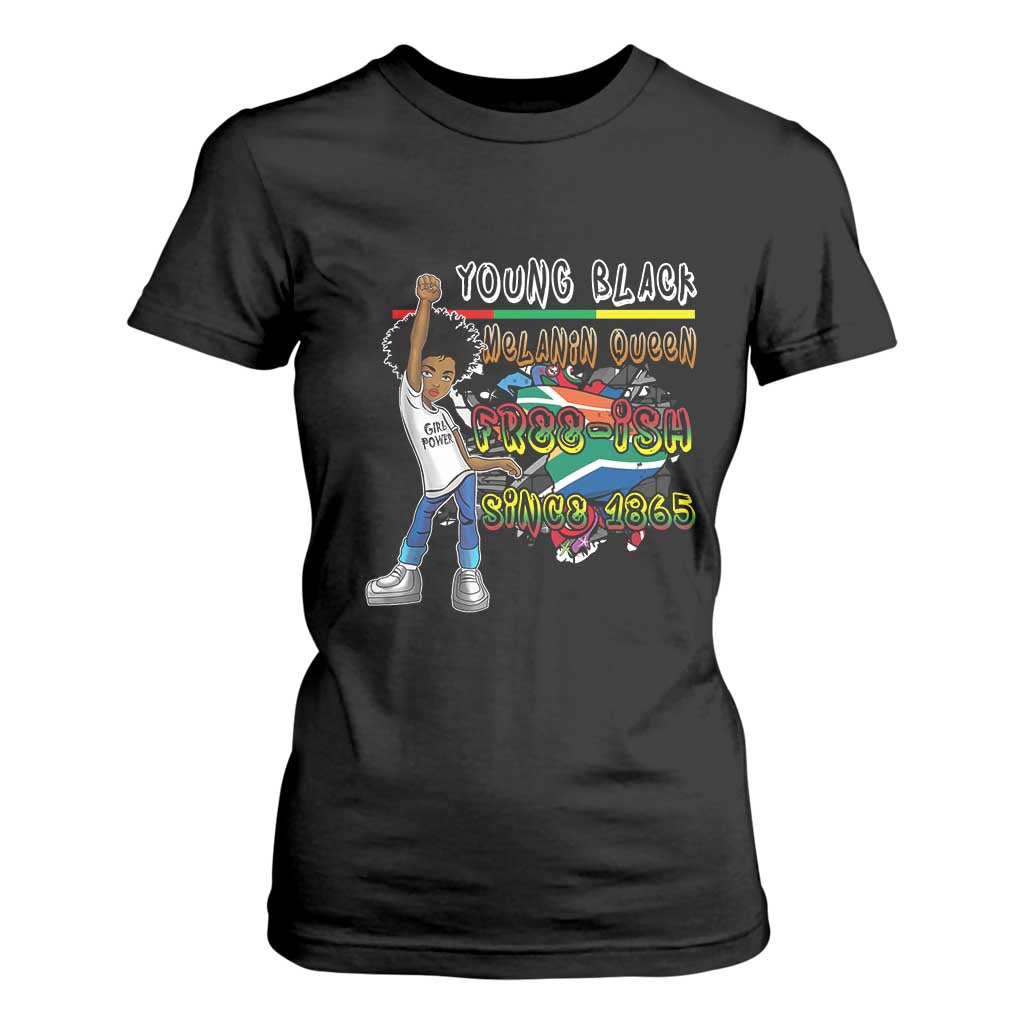 Free Ish Juneteenth T Shirt For Women Freedom Day Since 1865