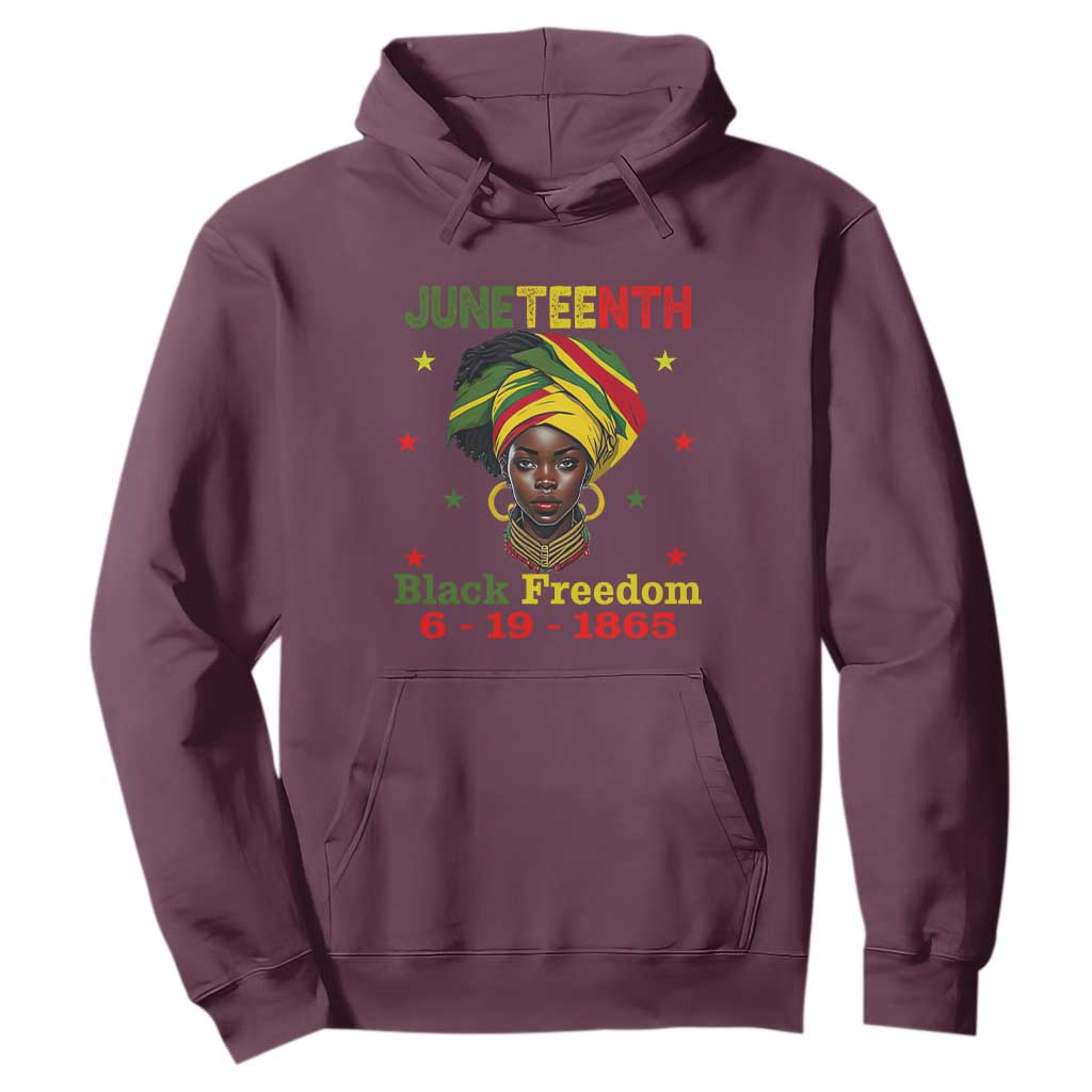 Juneteenth Black Freedom Hoodie Since 1865 For African Women Black Pride