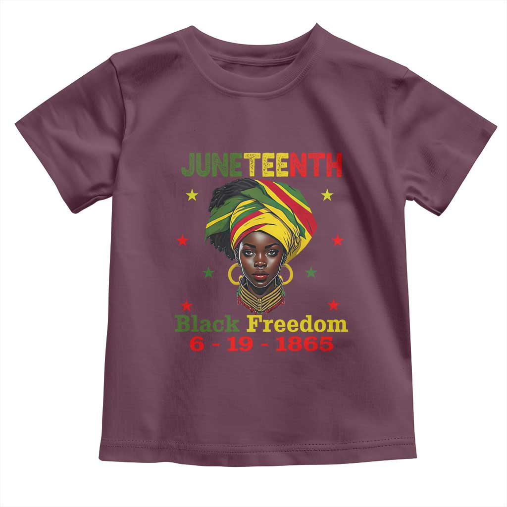 Juneteenth Black Freedom Toddler T Shirt Since 1865 For African Women Black Pride