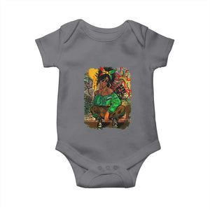 Black Heritage Pride Baby Onesie For Melanin Black Women