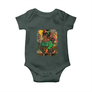 Black Heritage Pride Baby Onesie For Melanin Black Women