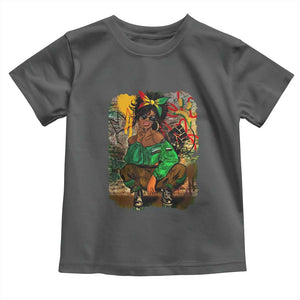 Black Heritage Pride Toddler T Shirt For Melanin Black Women