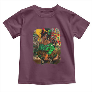 Black Heritage Pride Toddler T Shirt For Melanin Black Women