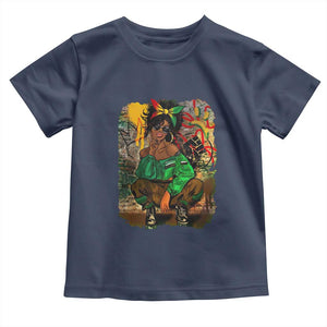 Black Heritage Pride Toddler T Shirt For Melanin Black Women