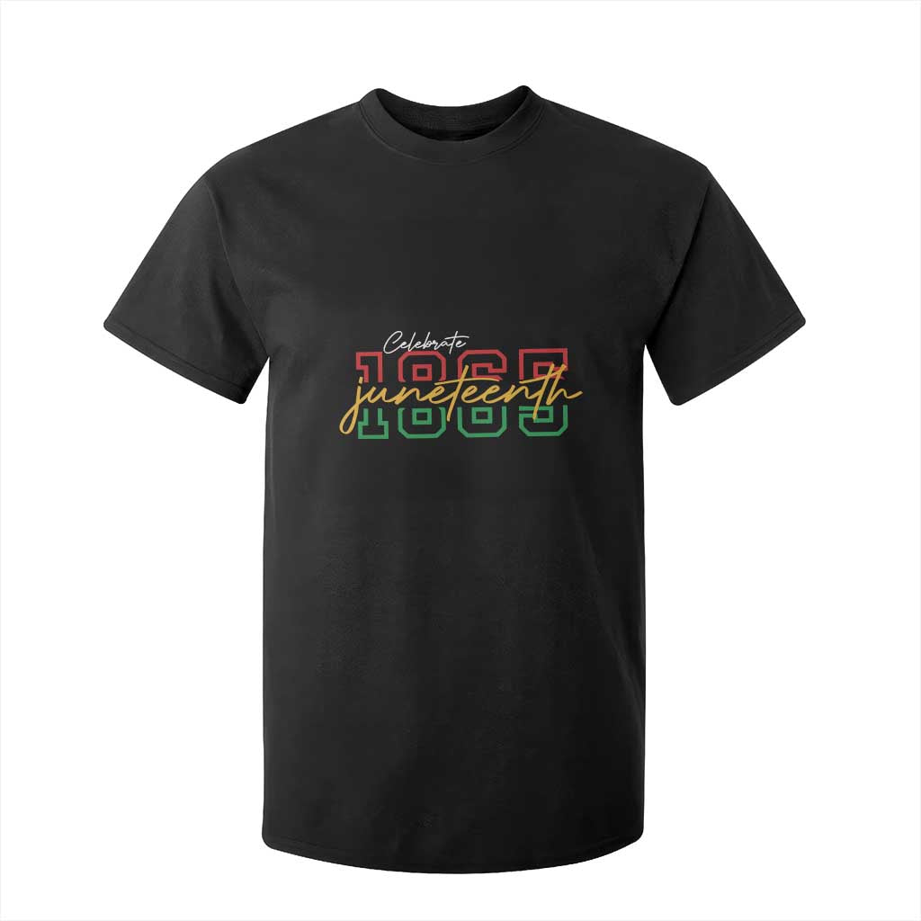 Black History Pride T Shirt For Kid Celebrate Juneteenth 1865