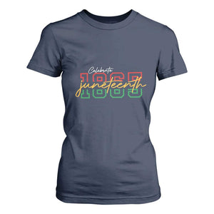 Black History Pride T Shirt For Women Celebrate Juneteenth 1865