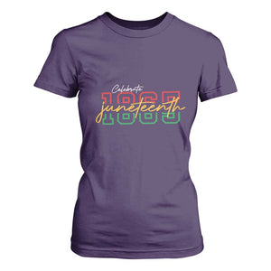 Black History Pride T Shirt For Women Celebrate Juneteenth 1865