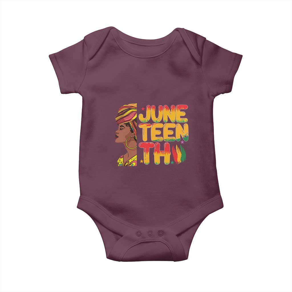 Juneteenth Black Woman Baby Onesie Black History African American Ladies