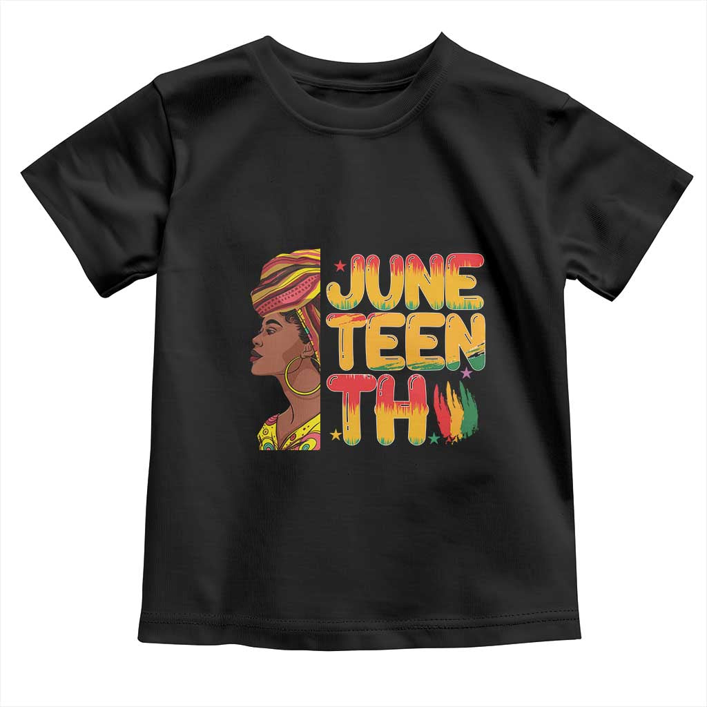 Juneteenth Black Woman Toddler T Shirt Black History African American Ladies