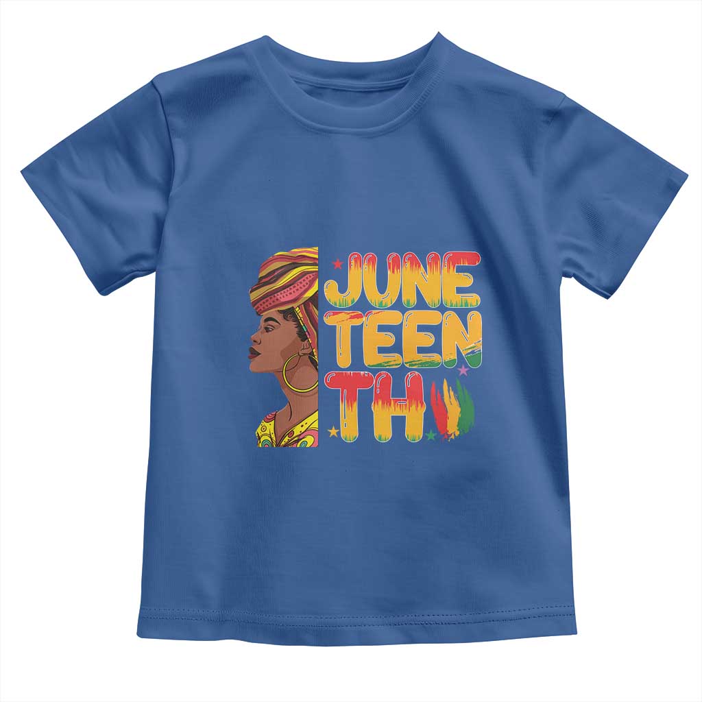 Juneteenth Black Woman Toddler T Shirt Black History African American Ladies