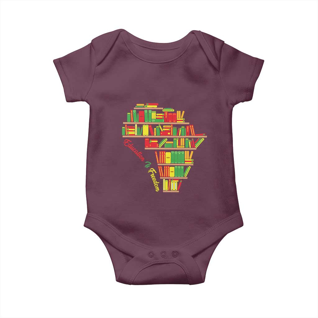 Education Is Freedom Baby Onesie African American History