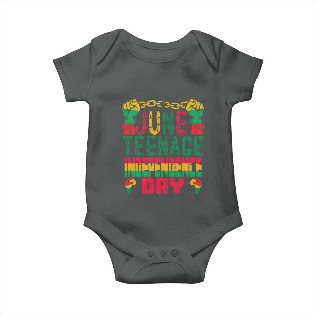 Juneteenth 1865 Independence Day Baby Onesie
