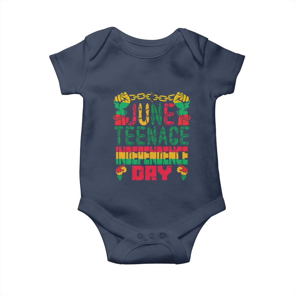 Juneteenth 1865 Independence Day Baby Onesie