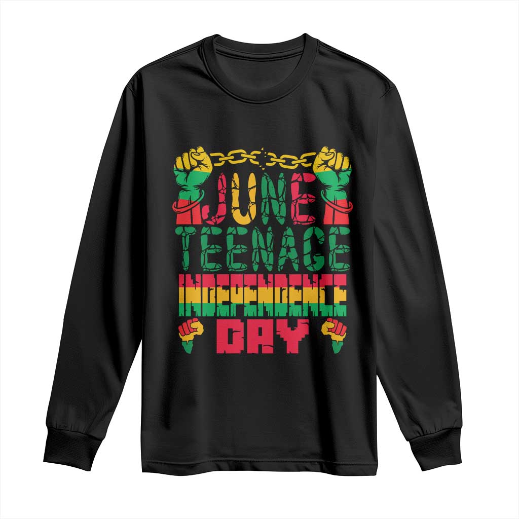 Juneteenth 1865 Independence Day Long Sleeve Shirt