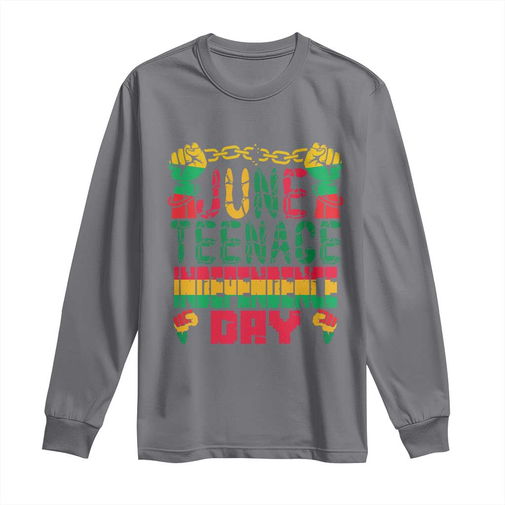 Juneteenth 1865 Independence Day Long Sleeve Shirt