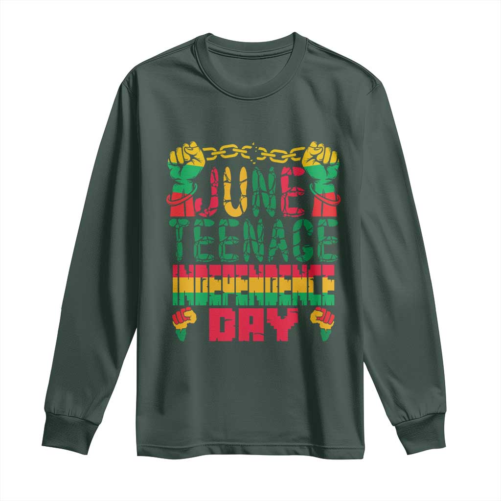 Juneteenth 1865 Independence Day Long Sleeve Shirt