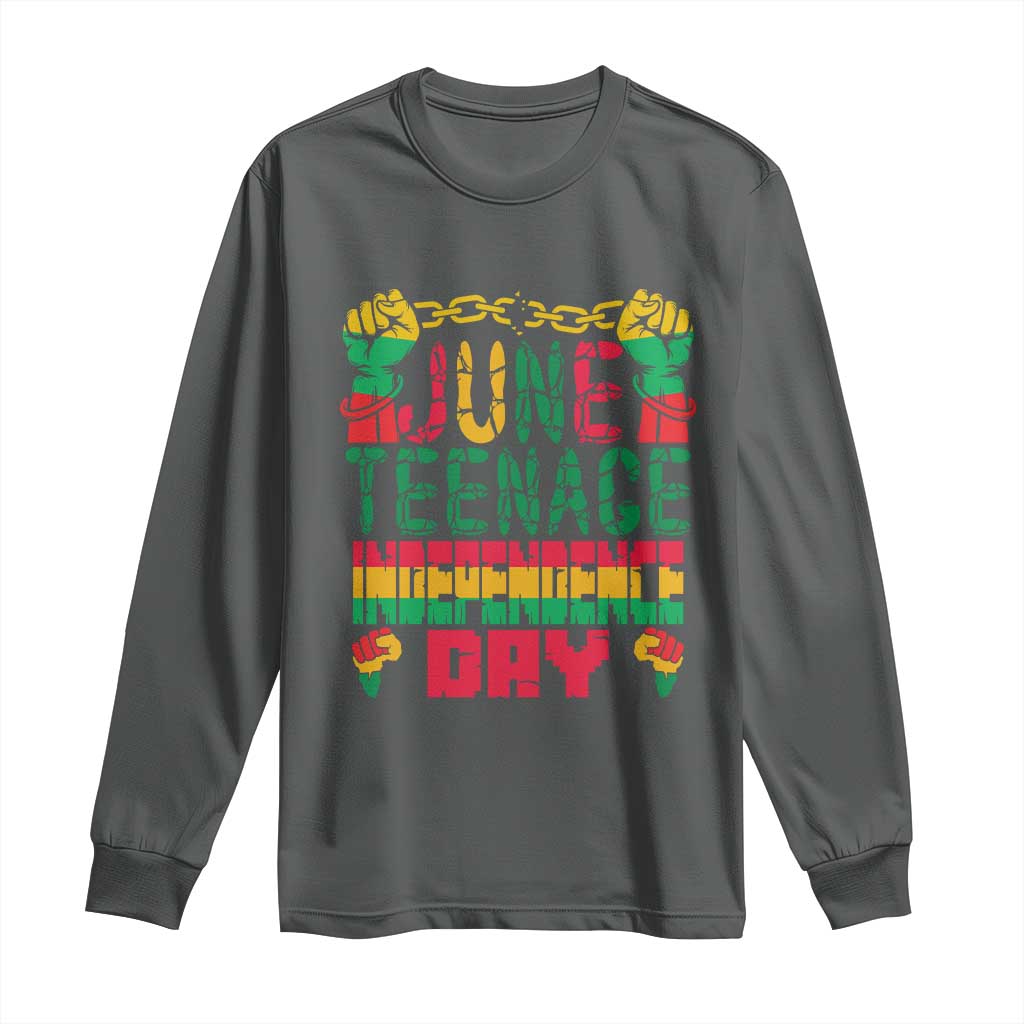 Juneteenth 1865 Independence Day Long Sleeve Shirt