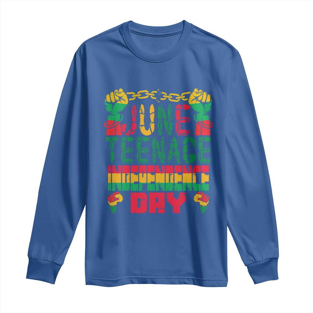 Juneteenth 1865 Independence Day Long Sleeve Shirt