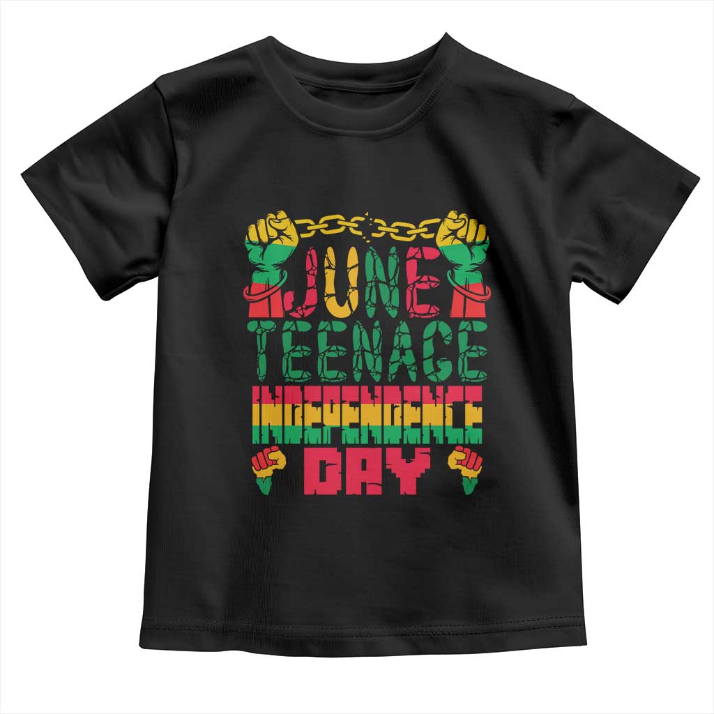 Juneteenth 1865 Independence Day Toddler T Shirt