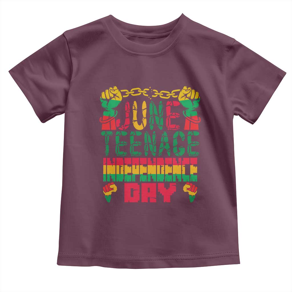 Juneteenth 1865 Independence Day Toddler T Shirt