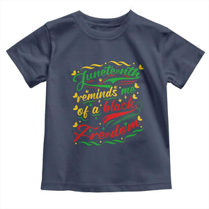 Black History Pride Toddler T Shirt Juneteenth Reminds Me Of a Black Freedom