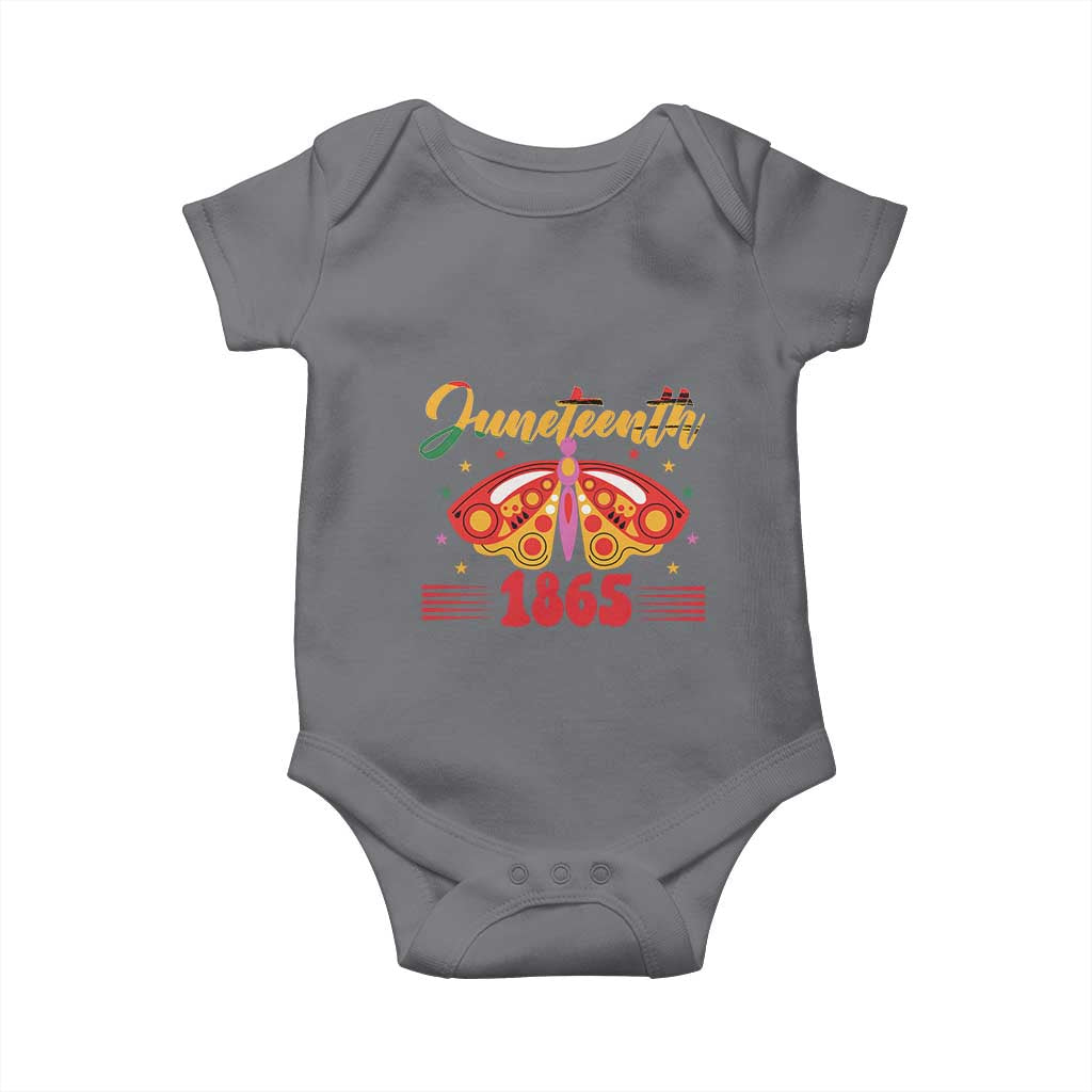 Juneteenth 1865 Butterfly Baby Onesie