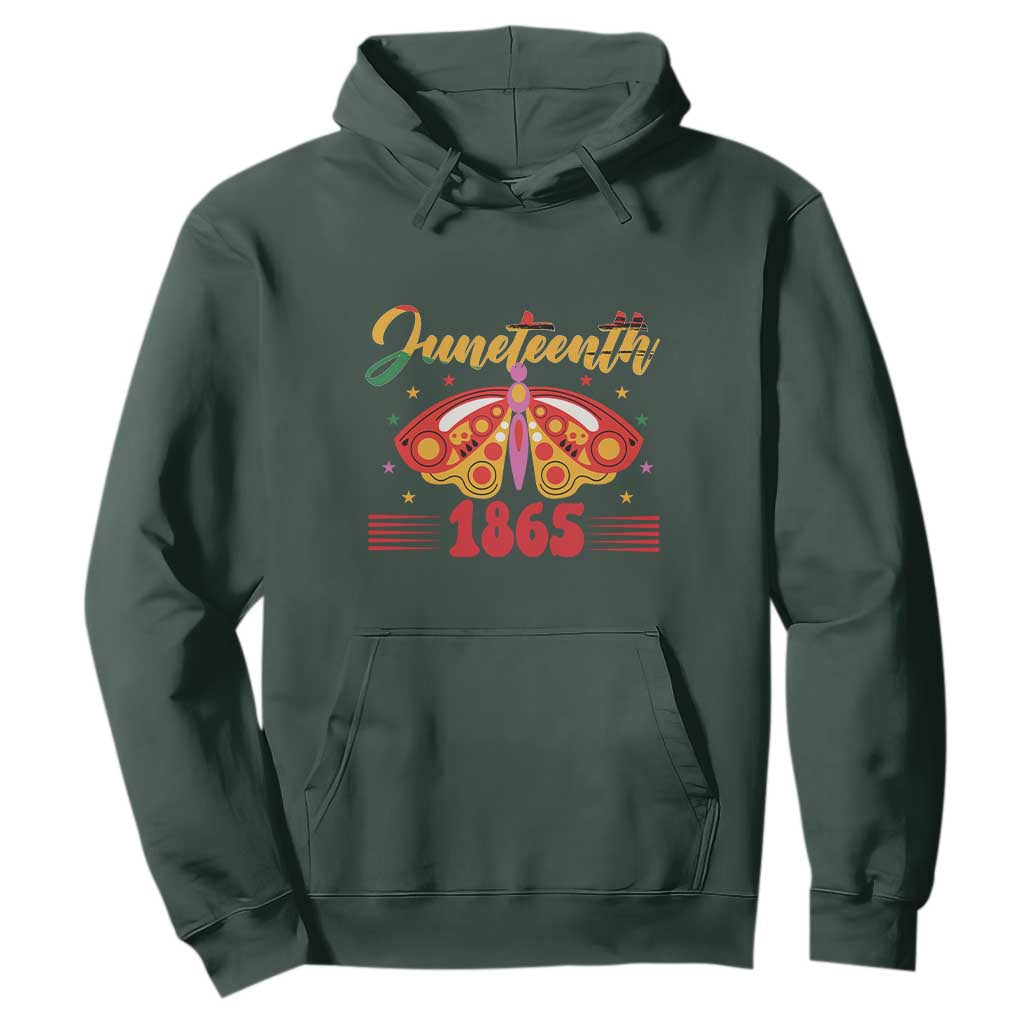 Juneteenth 1865 Butterfly Hoodie